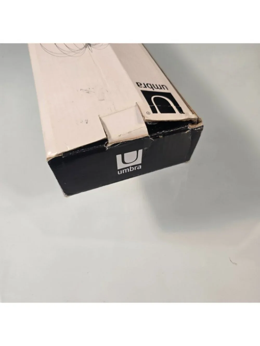 Umbra Fotofalls Desktop 18 Photo Display Nickel New Box Shows Storage Wear